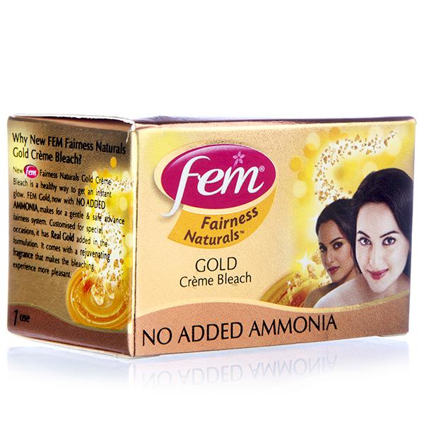 Fem Fairness Naturals Gold Bleach Cream 